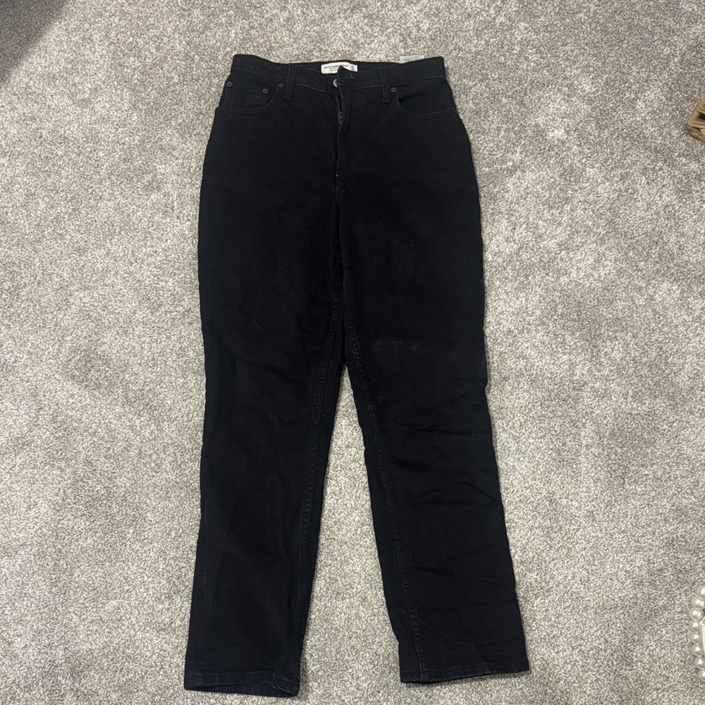 Abercrombie & Fitch Women's High Rise Black Jeans